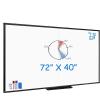 imageMagnetic White Board Dry Erase Board for Wall72quot x 48quot 6ft x 4ft WallMounted Aluminum Frame Marker Board Foldable Portable Whiteboard with a Long Pen Tray for School Classroom Office ampamp Home72W x 40H