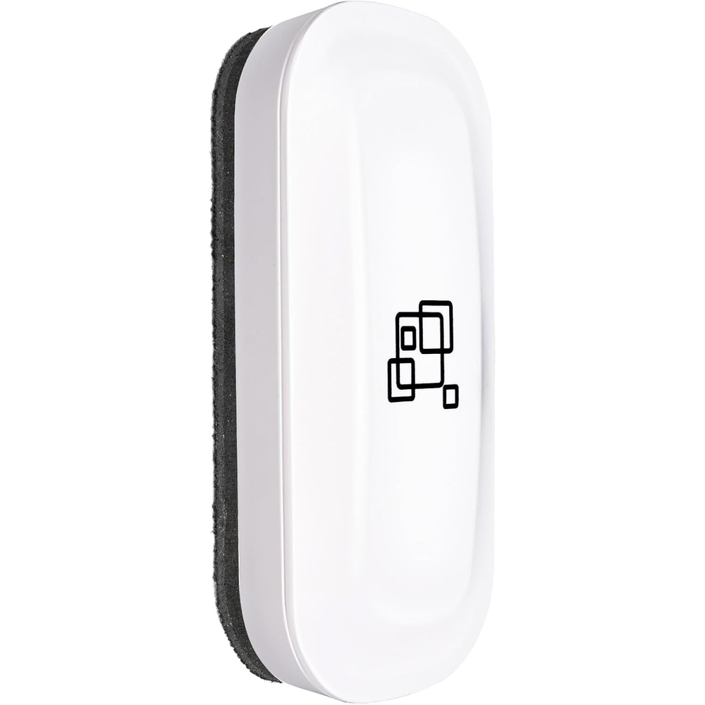 image:imagemaxtek Magnetic Dry Erase Eraser Pure White 8 Pack White Board Erasers Glass Whiteboard Eraser Office and School Classroom SuppliesWhite 1pack