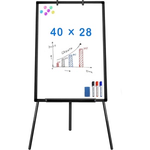 Maxtek Easel Whiteboard 36 x 24, Stand Tripod with Height Adjustable, Black | 3′ x 2′ Magnetic Dry Erase Surface, Flipchart Stand, Portable Tripod Easel for Office, Teaching, Home and Classroom(40×28 Black)